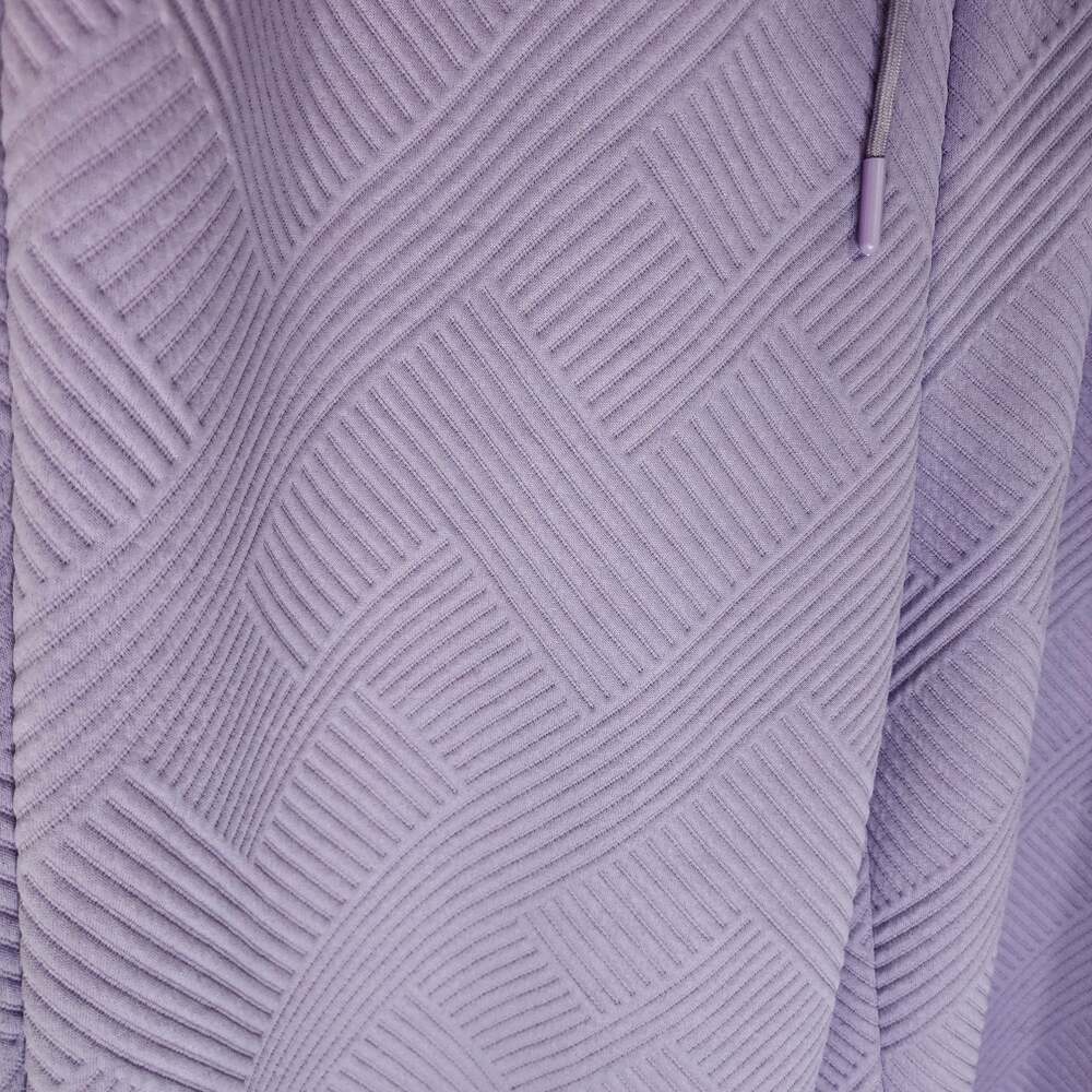 Jodifl Purple Textured Wide Leg Drawstring Pants - Picture 3 of 11